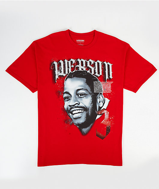 Allen Iverson 3 Red T-Shirt