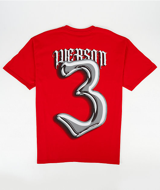 Allen Iverson 3 Red T-Shirt