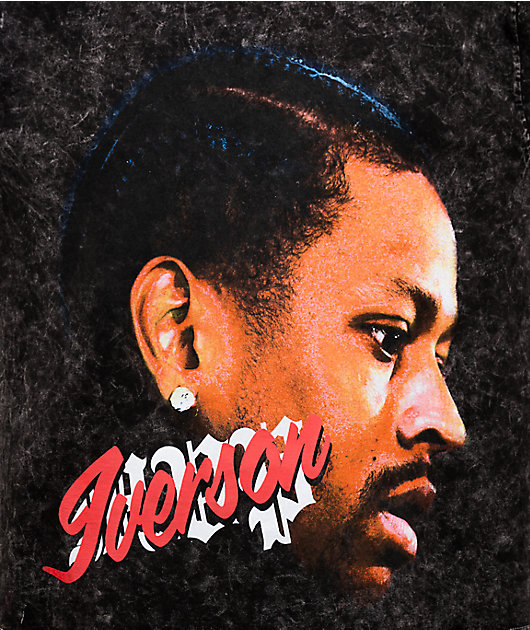 Allen Iverson MVP Black Wash T-Shirt