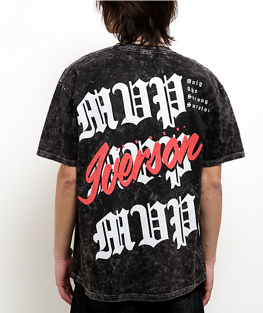 Allen Iverson MVP Black Wash T-Shirt