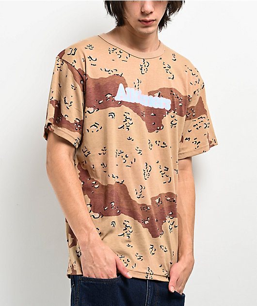 【ALLTIMERS】 DESERT CAMO BROADWAY LOGO T-SHIRT DESERT CAMO Alltimers Broadway Logo T-Shirt - desert camo | Tactics