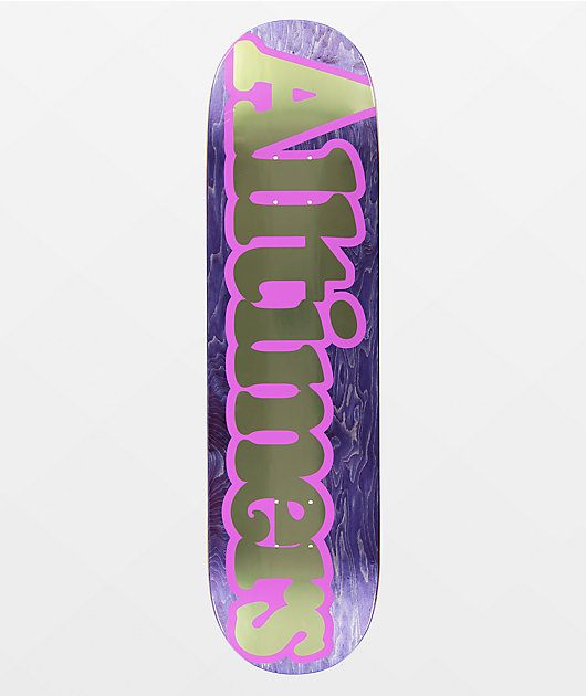 Alltimers Broadway Purple 8.25" Skateboard Deck