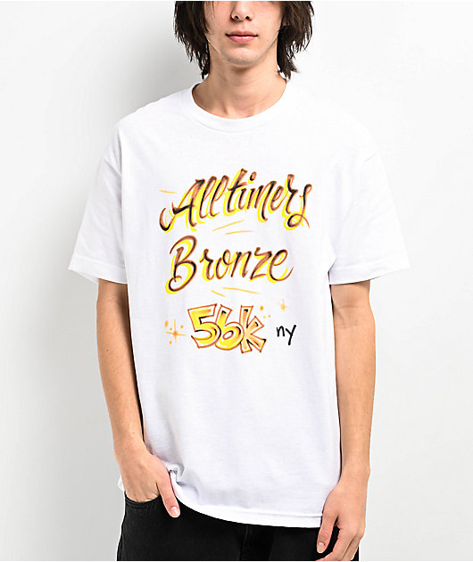 Alltimers x Bronze 56K Lounge White T-Shirt | Zumiez