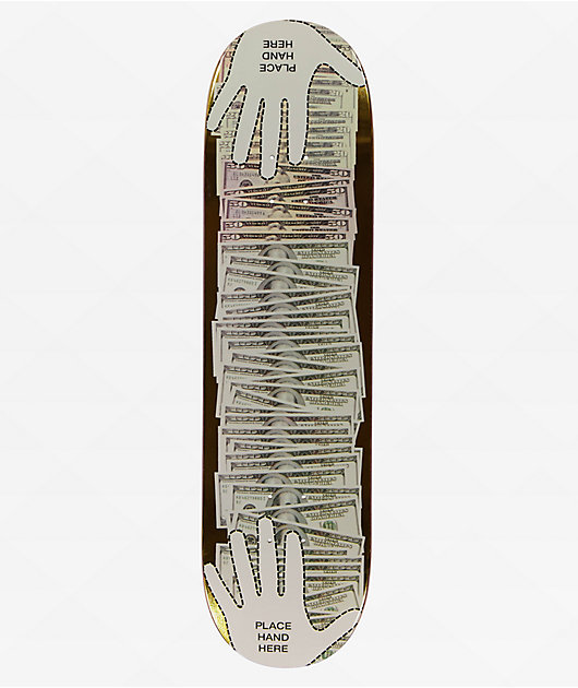Alltimers x Bronze Money Spread Marshall 8.25" Skateboard Deck