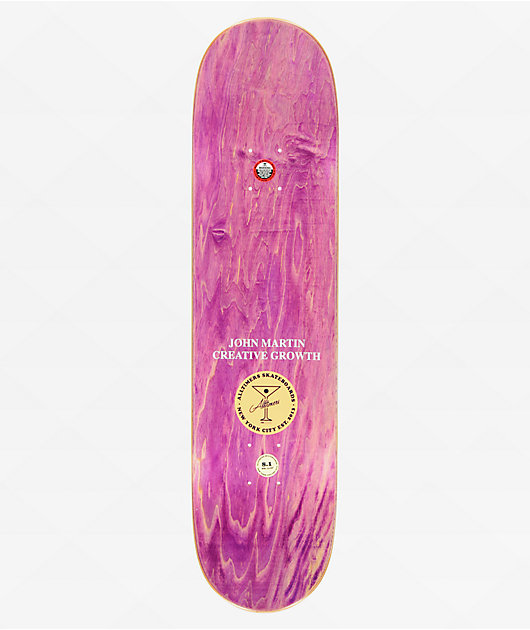 Alltimers x Creative Growth John Martin 8.1" Skateboard Deck