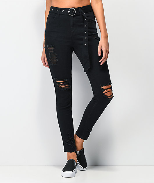 Almost Famous Crave Fame Juniors' Exposed-Button High Rise Cargo Pants -  Macy's