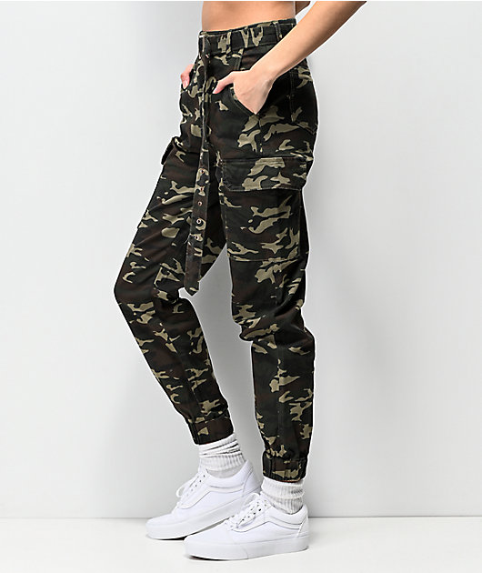almost famous camo joggers