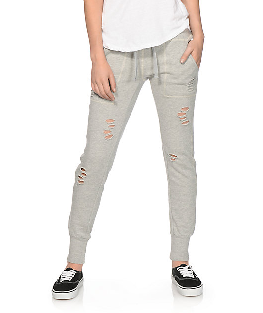 distressed jogger sweatpants