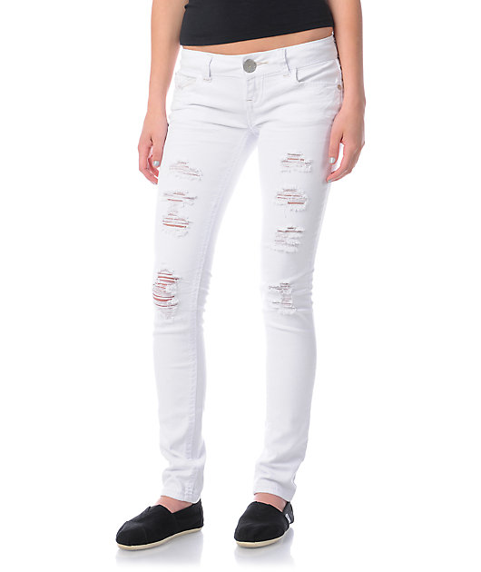 almost famous white jeans
