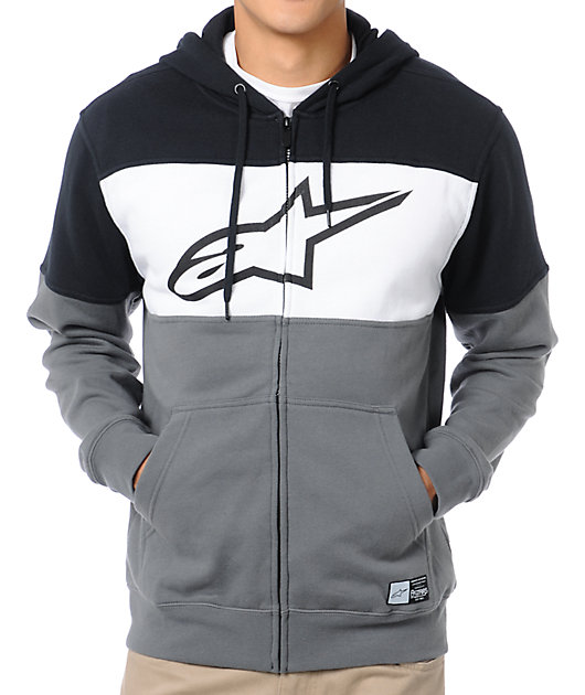 alpinestars zip up hoodie