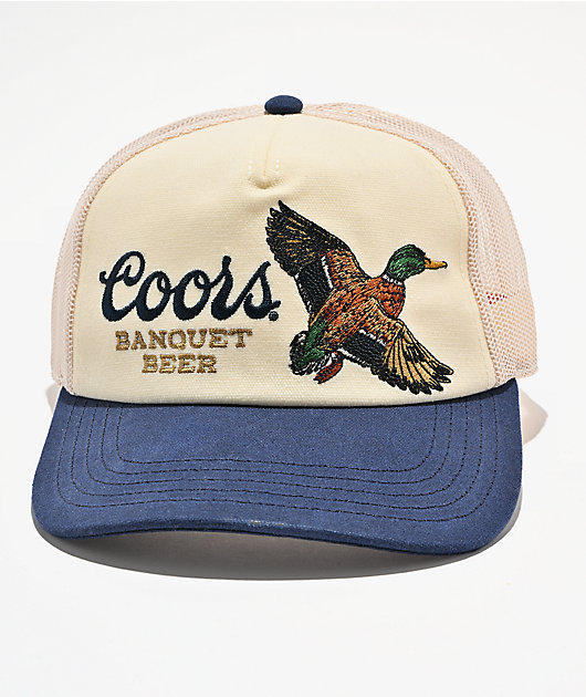 American Needle x Coors Remington Duck Beige & Navy Trucker Hat