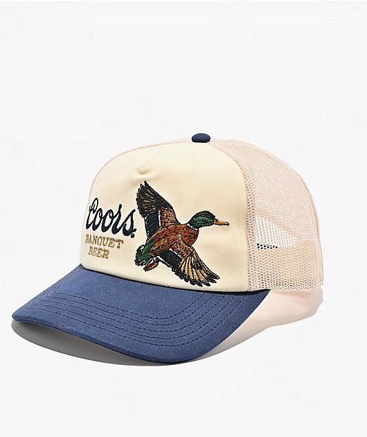 American Needle x Coors Remington Duck Beige & Navy Trucker Hat