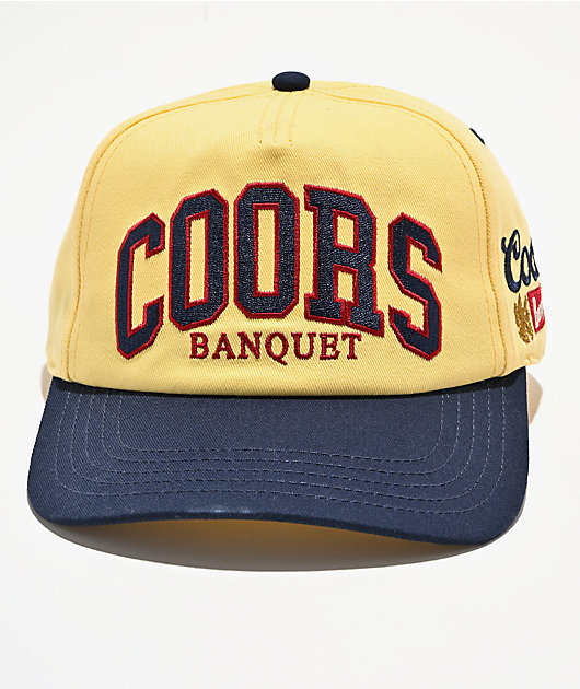 American Needle x Coors Roscoe Lemon Ice Yellow Snapback Hat