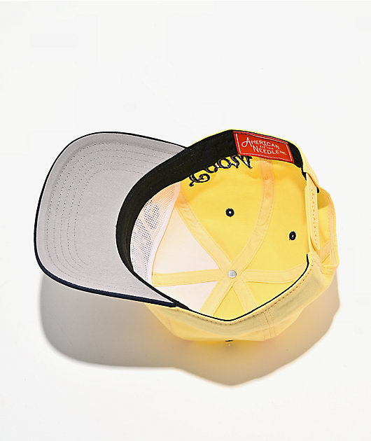 American Needle x Coors Roscoe Lemon Ice Yellow Snapback Hat