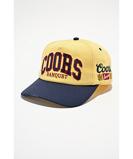 American Needle x Coors Roscoe Lemon Ice Yellow Snapback Hat