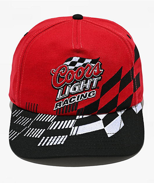 American Needle x Coors Roscoe Red & Black Snapback Hat