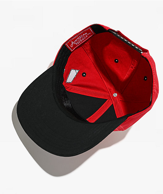 American Needle x Coors Roscoe Red & Black Snapback Hat