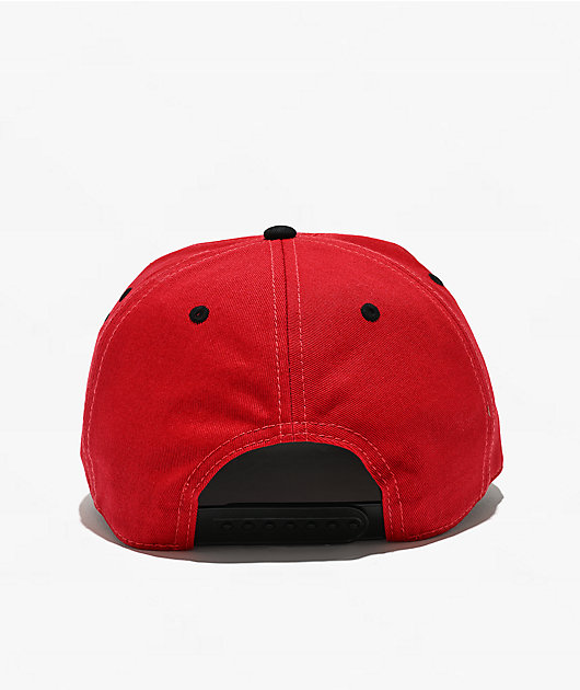 American Needle x Coors Roscoe Red & Black Snapback Hat