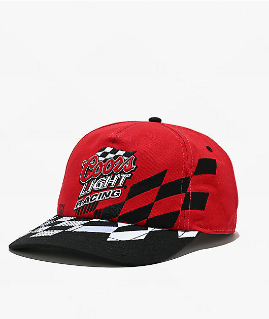American Needle x Coors Roscoe Red & Black Snapback Hat