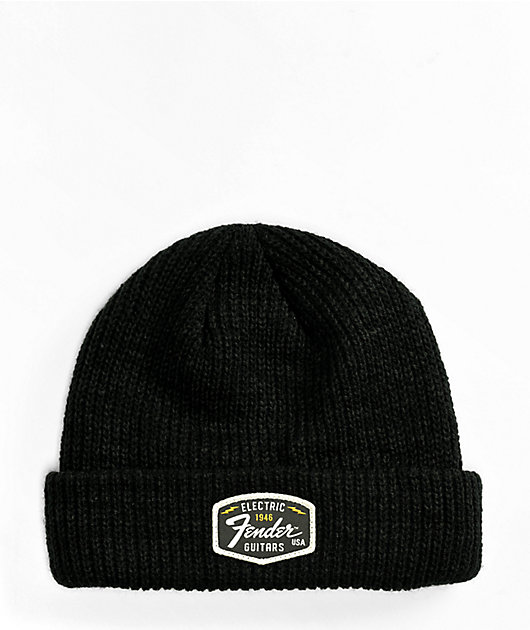 American Needle x Fender Fisher Knit Black Beanie