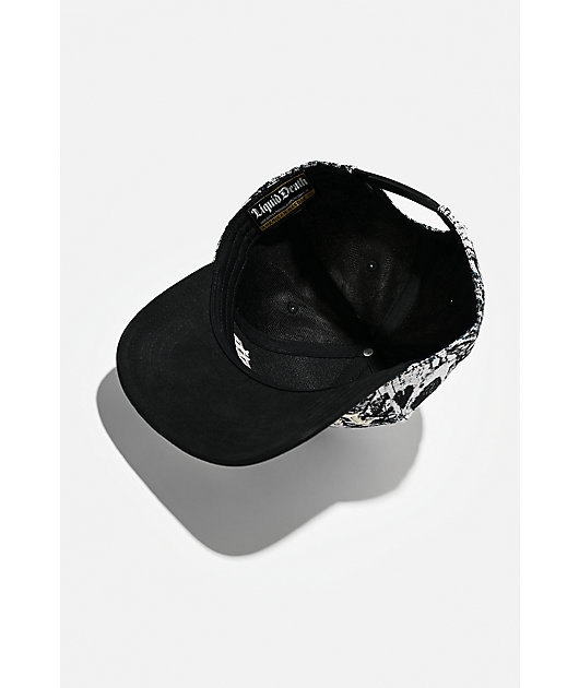 American Needle x Liquid Death Tapestry White Hat