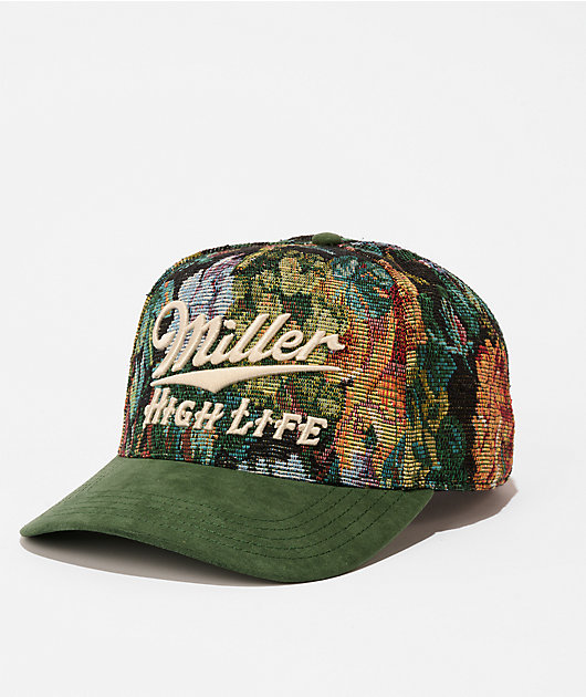 American Needle x Miller Genuine Draft High Life Tapestry Green