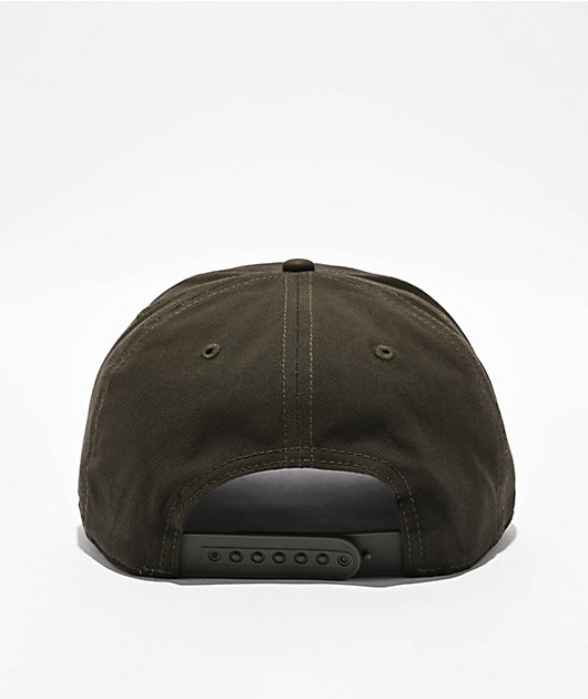American Needle x Miller Genuine Draft Pheasant Army Green Snapback Hat