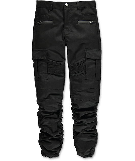 black cargo pants joggers