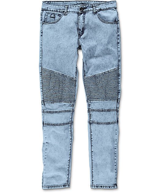 blue stitch jeans