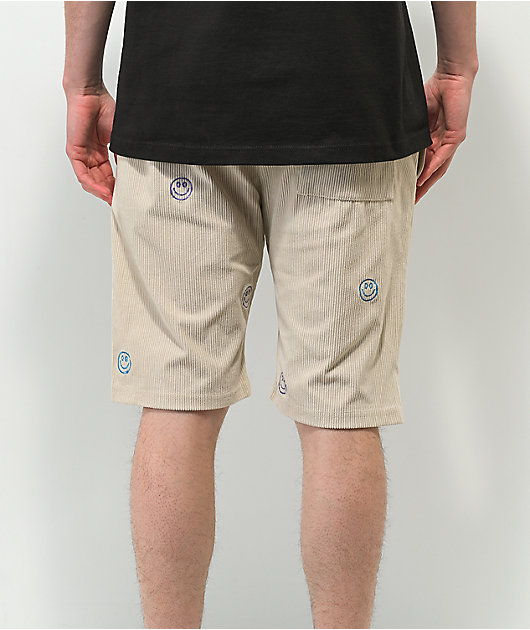 American Stitch Embroidered Corduroy Khaki Shorts
