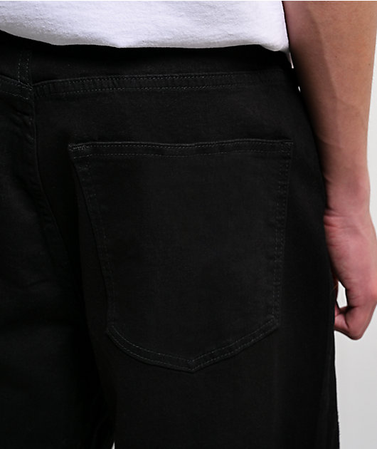 American Stitch Flame Studded Black Jeans