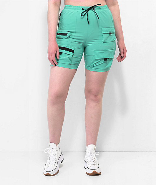 Women's nylon clearance cargo shorts