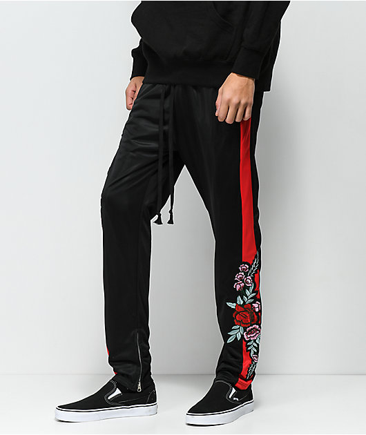 pants with roses