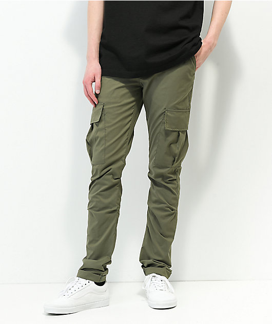 Multi Pockets Cargo Pants Men New Plain Single Breasted Cotton Army Green  Khaki Black | Lazada PH