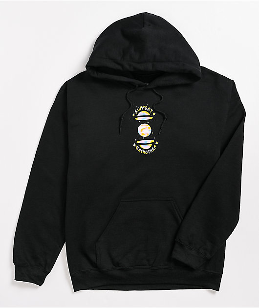 Amplifier Support Each Other Black Hoodie
