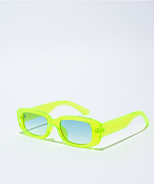 Angus Neon Green Sunglasses