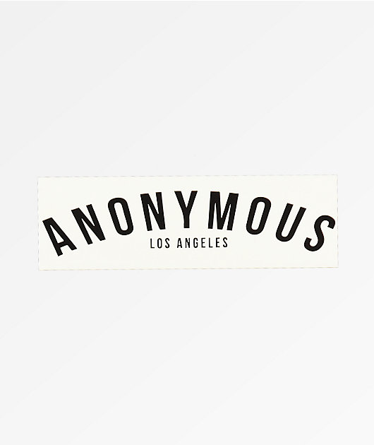 Anonymous LA Sticker