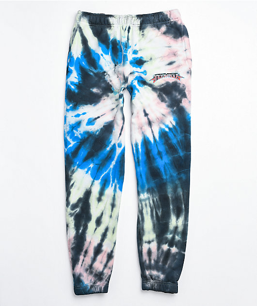 Anonymous Purple & Blue Tie Dye Jogger Sweatpants