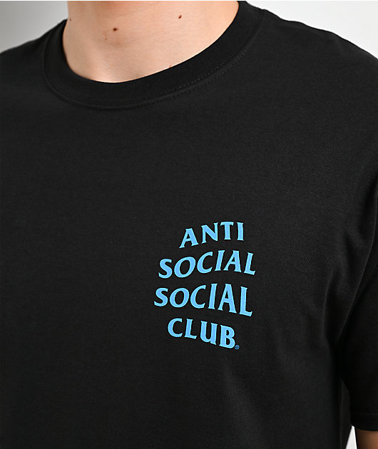 Anti Social Social Club Mind Games Black & Blue T-Shirt | Zumiez