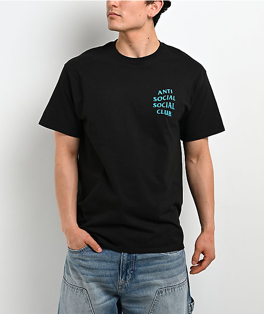 Anti Social Social Club Mind Games Black & Blue T-Shirt | Zumiez
