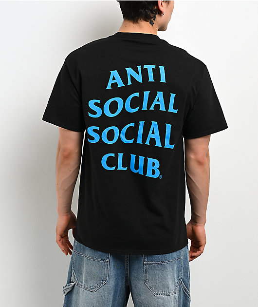Anti Social Social Club Mind Games Black & Blue T-Shirt | Zumiez