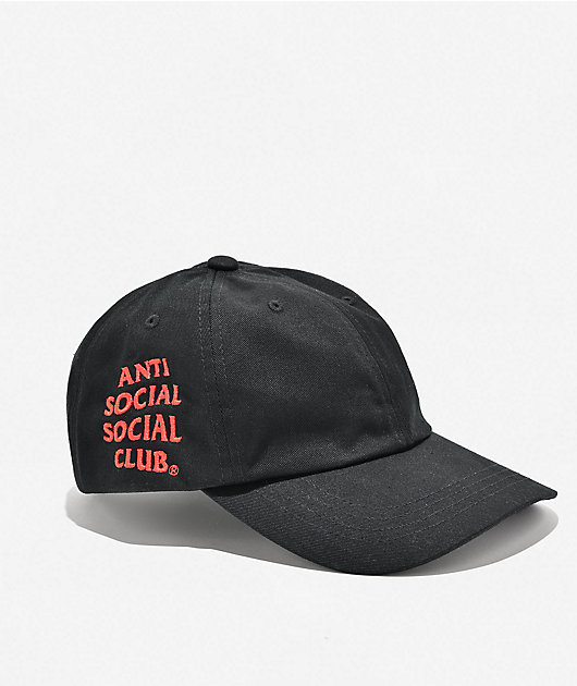 [届きました！]Anti Social Social Club キャップ Anti Social Social Club Mind Games Black & Red Strapback Hat | Zumiez