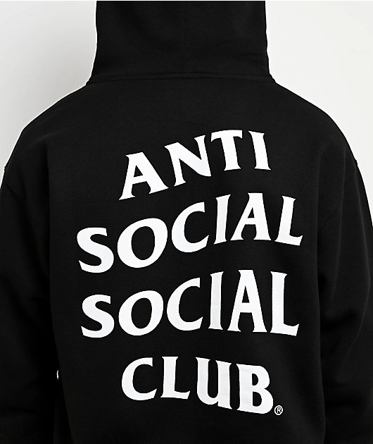Anti Social Social Club Mind Games Black Zip Hoodie