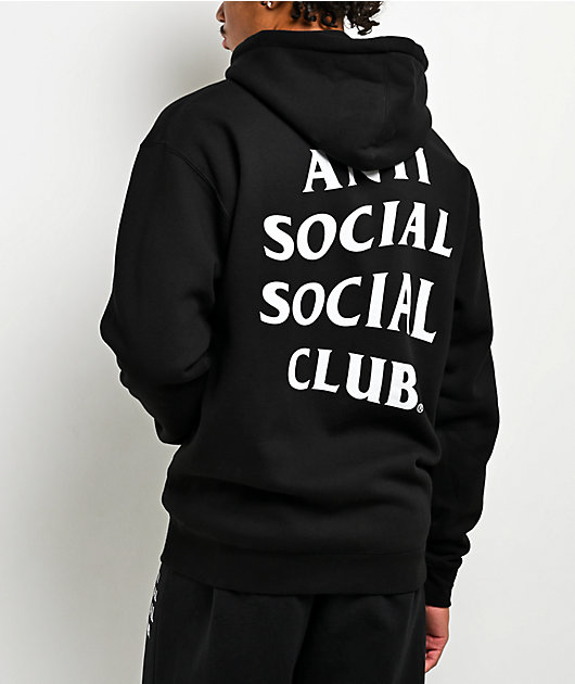 Anti Social Social Club Mind Games Black Zip Hoodie