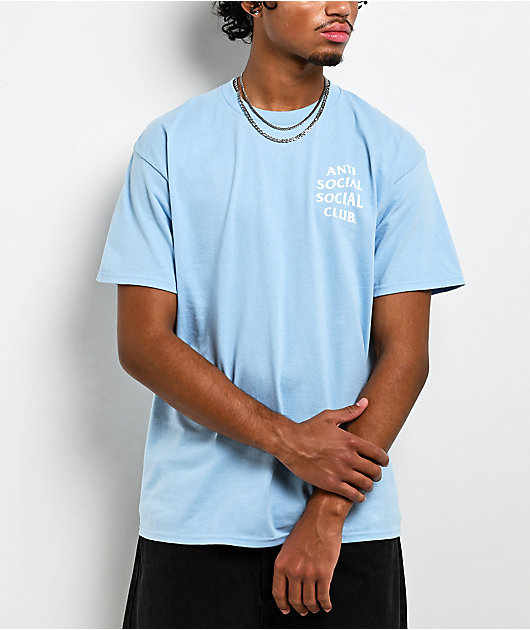 Anti Social Social Club Mind Games Light Blue T-Shirt