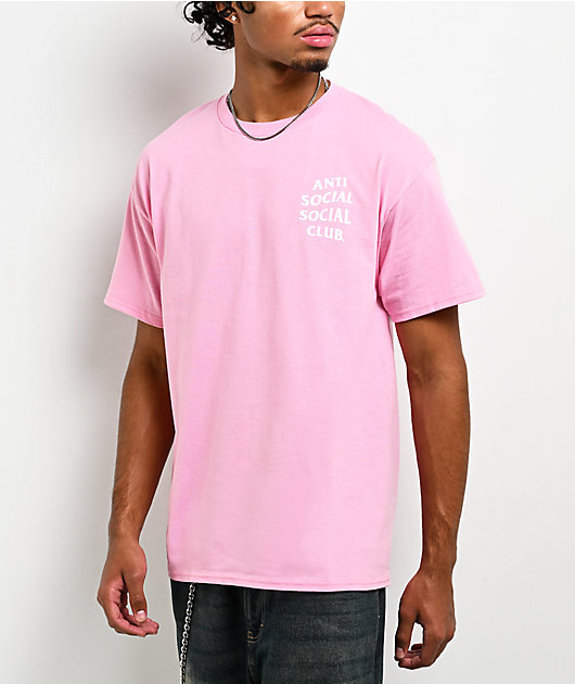 Anti Social Social Club Mind Games Pink T-Shirt