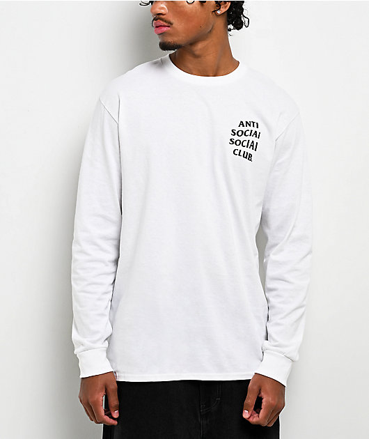Anti Social Social Club Mind Games White Long Sleeve T-Shirt