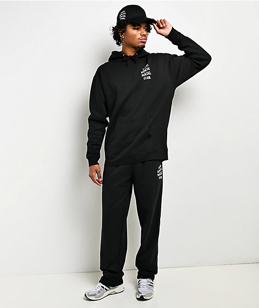 AntiSocialSocialClub Mind Games Black Strapback Hat