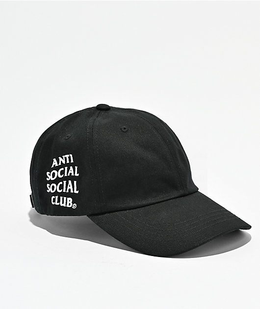 AntiSocialSocialClub Mind Games Black Strapback Hat