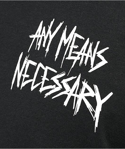 Any Means Necessary All In Your Head Black T-Shirt